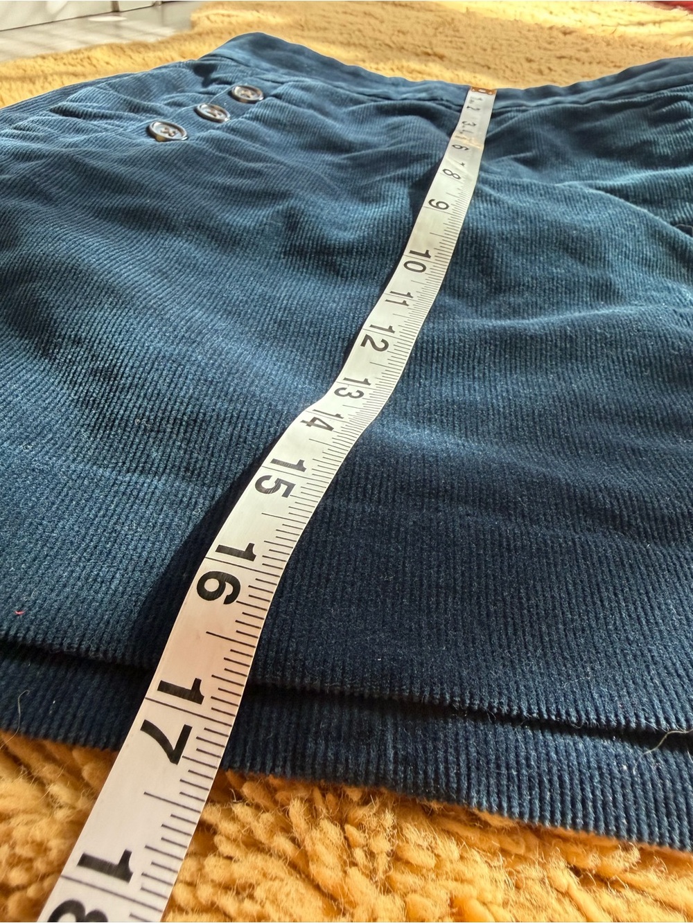 Banana Republic Navy Corduroy Mini Skirt- Size 0 / Like New